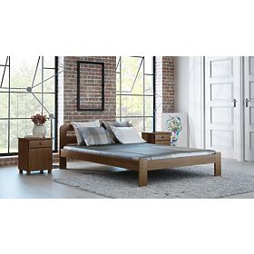 Wooden Bed SARA 140x200 cm - Oak, Magnat